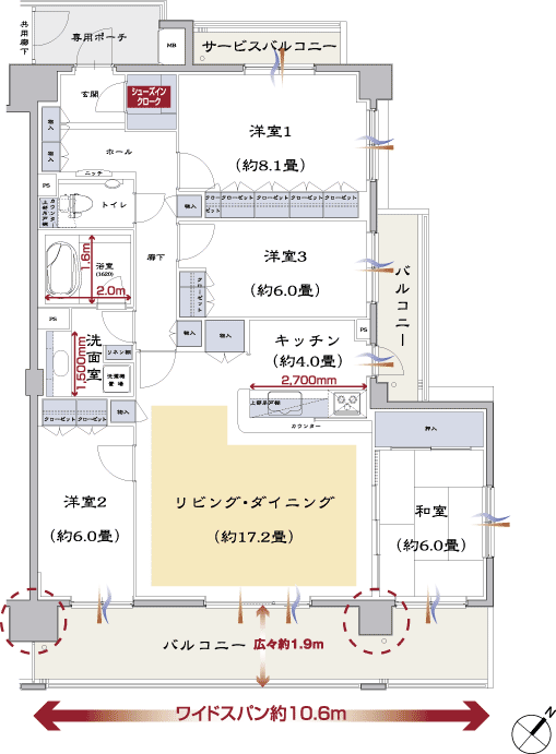 間取り評価リクエスト ももんがさん マンションの間取り